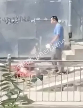 男子提刀杀妻儿细节