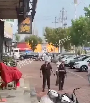 天然气爆炸现场