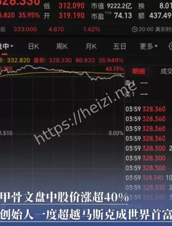 甲骨文股价36%暴涨