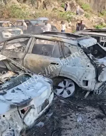 三沙镇东壁村8车烧毁事件