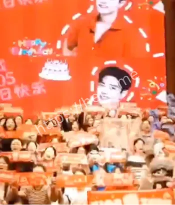 肖战34岁生日粉丝应援