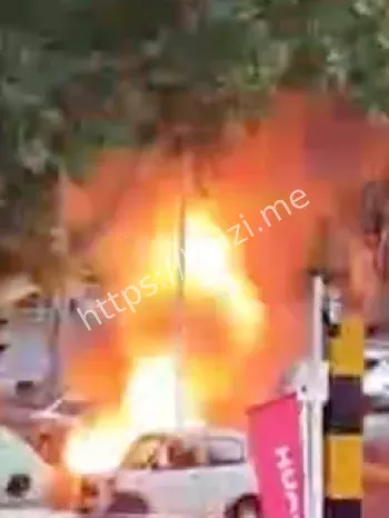 河南安阳大街煤气爆炸