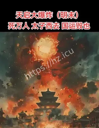 王恭厂火药库灾变