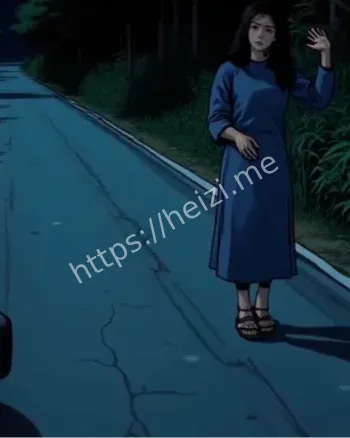 黄发卡女人上车